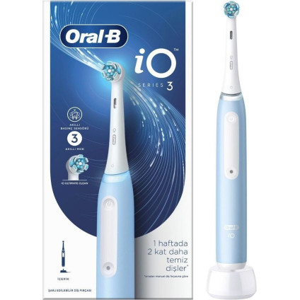Электрическая зубная щетка Oral-B iO 3 (ледяной синий)