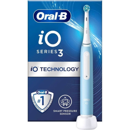 Электрическая зубная щетка Oral-B iO 3 (ледяной синий)