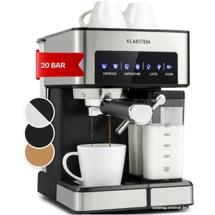 Рожковая кофеварка Klarstein Arabica Comfort (серебристый)