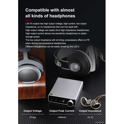 Настольный усилитель Topping L30 II (черный)