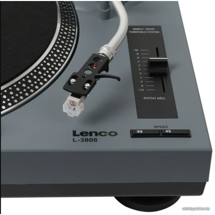DJ виниловый проигрыватель Lenco L-3808 (серый)