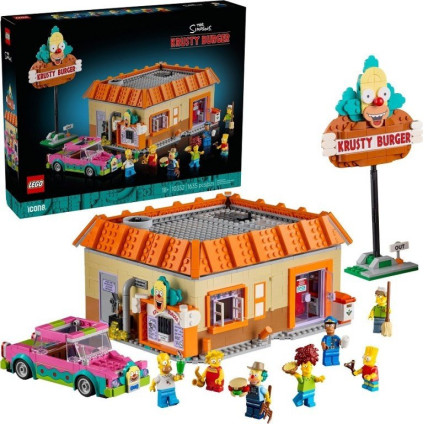 Конструктор LEGO Icons 10352 Симпсоны: Красти Бургер