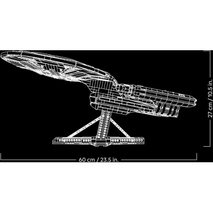 Конструктор LEGO Icons 10356 Звездный путь: USS Энтерпрайз NCC-1701-D
