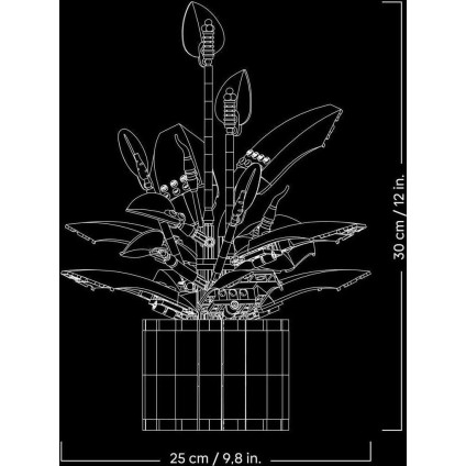 Конструктор LEGO The Botanical Collection 11504 Мирная лилия