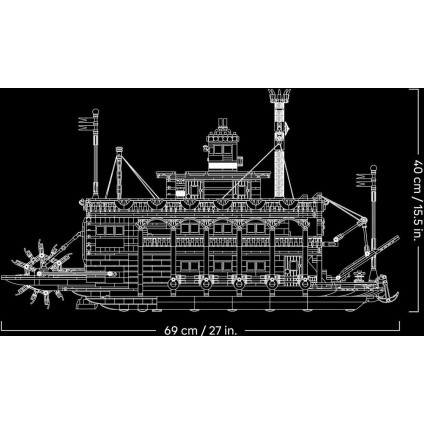 Конструктор LEGO Ideas 21356 Речной пароход