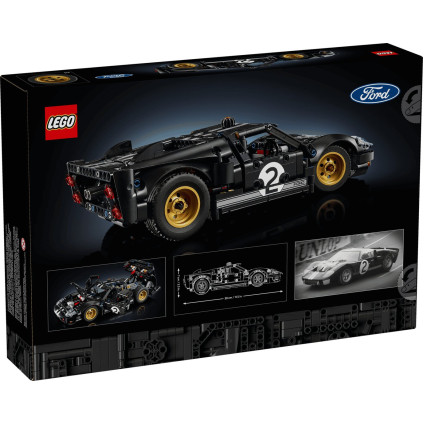 Конструктор LEGO Technic 42223 Гоночный автомобиль Ford GT40 MKII 1966