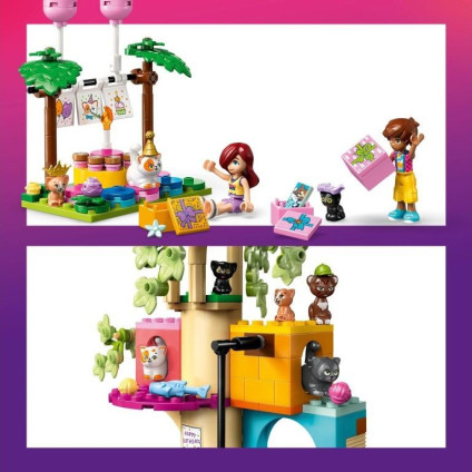 Конструктор LEGO Friends 42666 День рождения кошки и домик на дереве