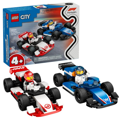 Конструктор LEGO City Formula 1 Гоночные автомобили Williams и Haas 60464