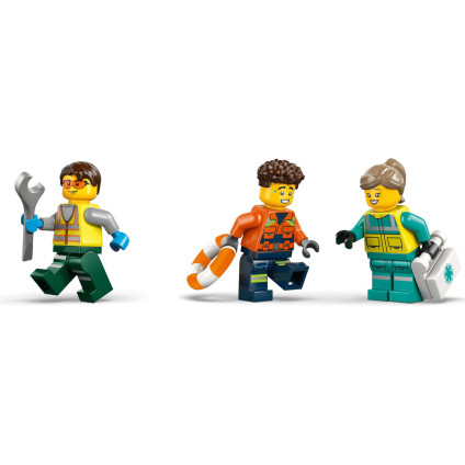 Конструктор LEGO City 60505 Ремикс самолёта, грузовика и судна на воздушной подушке