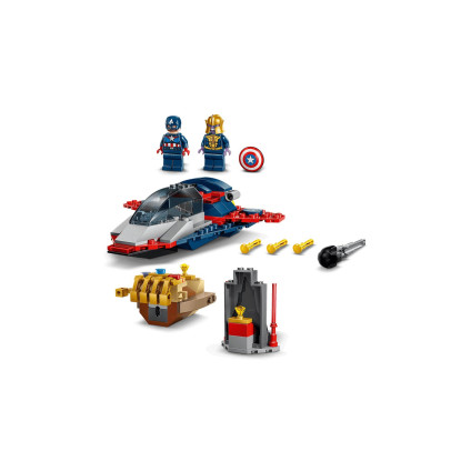 Конструктор LEGO Marvel Капитан Америка против Таноса 76319