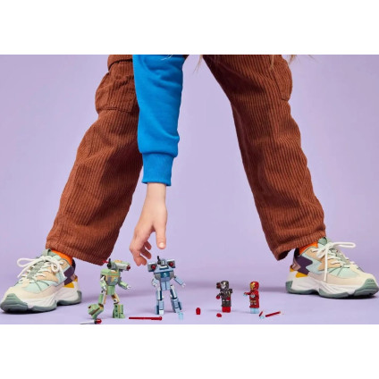 Конструктор LEGO Marvel Железный человек и боевая машина против дронов 76320