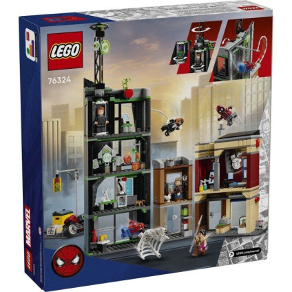 Конструктор LEGO Marvel 76324 Человек-паук против Озкорп