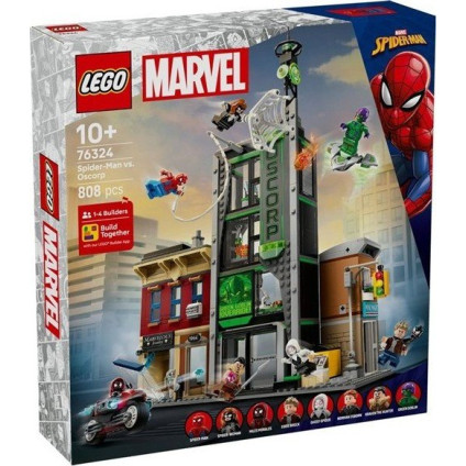Конструктор LEGO Marvel 76324 Человек-паук против Озкорп