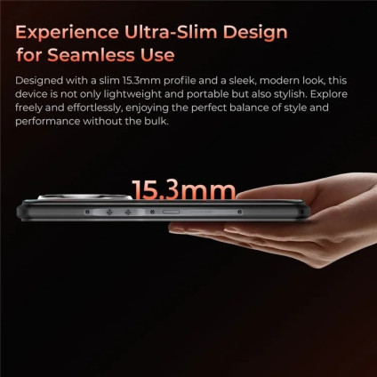 Телефон Oukitel WP55 12GB/256GB (черный/серебристый)