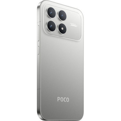 Телефон POCO F8 Pro 12GB/256GB международная версия (серебристый)