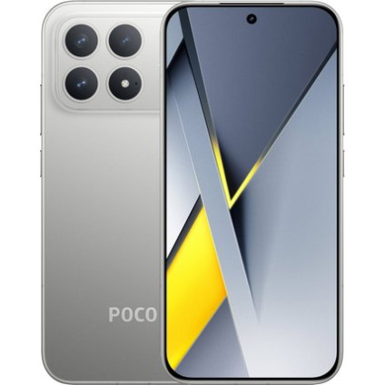 Телефон POCO F8 Pro 12GB/256GB международная версия (серебристый)