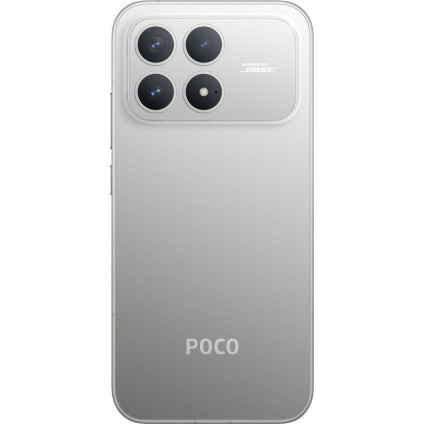 Телефон POCO F8 Pro 12GB/512GB международная версия (серебристый)