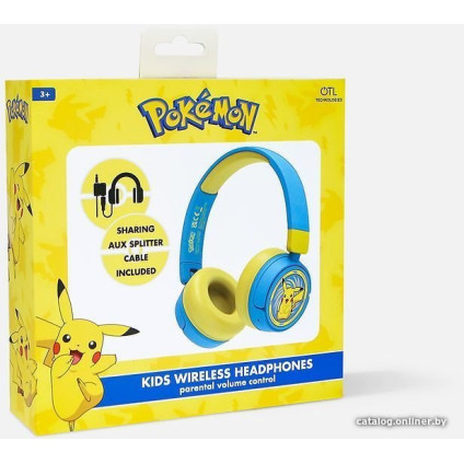 Наушники OTL Technologies Pokemon Pikachu Kids Wireless PK0980