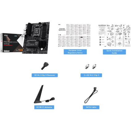 Материнская плата MSI Pro B840-S Evo WiFi6E