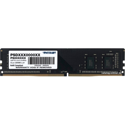Оперативная память Patriot Signature Line 8ГБ DDR4 2666 МГц PSD48G26662