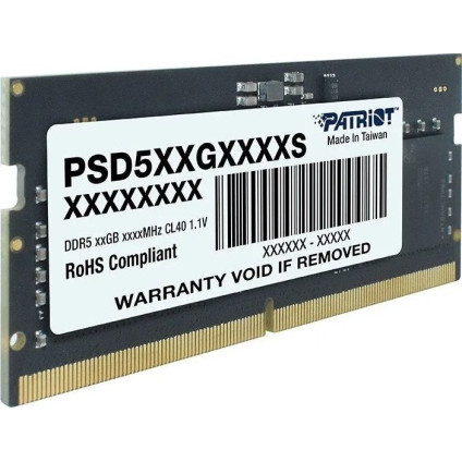 Оперативная память Patriot Signature Line 32ГБ DDR5 SODIMM 5600 МГц PSD532G56002S