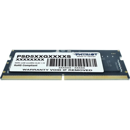Оперативная память Patriot Signature Line 32ГБ DDR5 SODIMM 5600 МГц PSD532G56002S