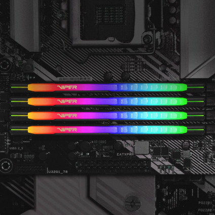 Оперативная память Patriot Viper Steel RGB 2x16GB DDR4 PC4-21300 PVSR432G320C8K