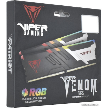 Оперативная память Patriot Viper Venom RGB 2x32ГБ DDR5 5600МГц PVVR564G560C40K