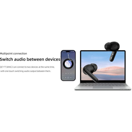 Наушники QCY T13 ANC 2 (белый)