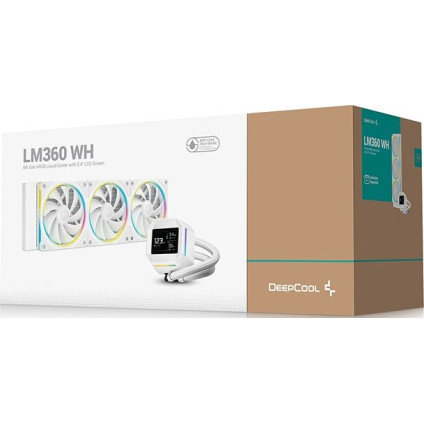 Система жидкостного охлаждения для процессора DeepCool LM360 WH R-LM360-WHDMMC-1
