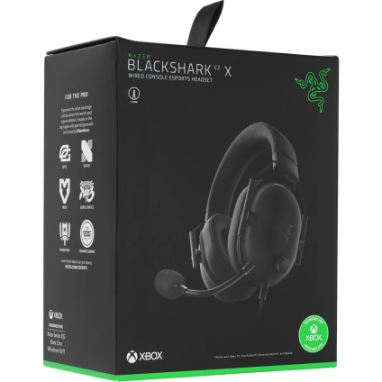 Наушники Razer BlackShark V2 X (для Xbox, черный)