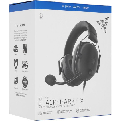 Наушники Razer BlackShark V2 X (для PlayStation, черный)