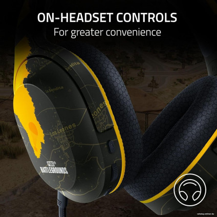 Наушники Razer Barracuda X PUBG: Battlegrounds Edition (черный/желтый)