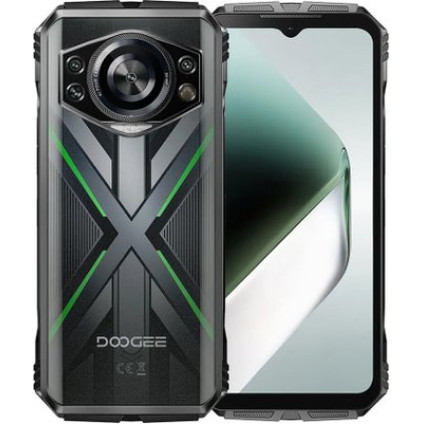 Телефон Doogee S Cyber Pro 12GB/512GB (черный/зеленый)