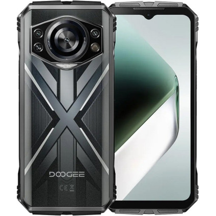 Телефон Doogee S Cyber Pro 12GB/512GB (черный/серебристый)
