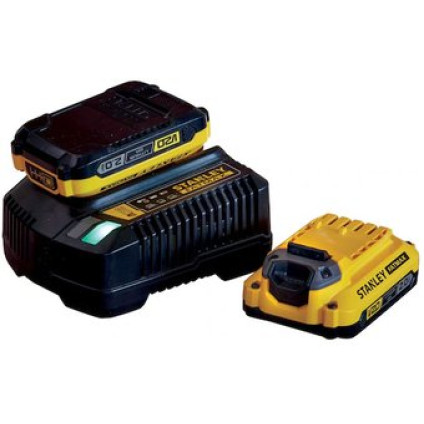 Аккумулятор с зарядным устройством Stanley SFMCB12D2 (18В/2x2 Ah + 18В)