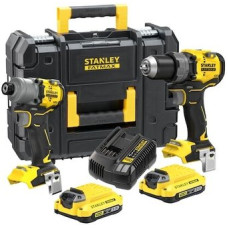 Stanley SFMCK211D2T (шуруповерт, винтоверт, 2 АКБ, кейс)
