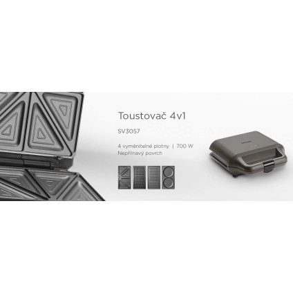 Многофункциональная сэндвичница Concept SV3057