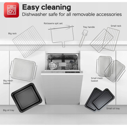 Мини-печь TurboTronic TT-AFO240