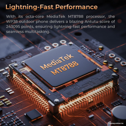 Телефон Oukitel WP38 6GB/256GB (черный)