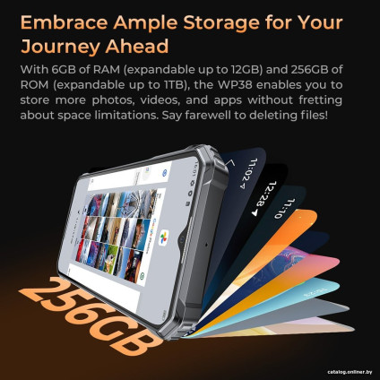 Телефон Oukitel WP38 6GB/256GB (черный)