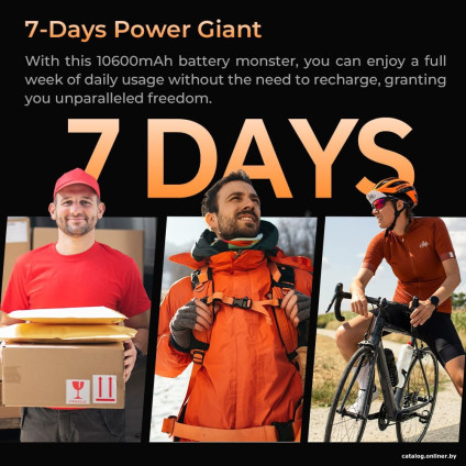 Телефон Oukitel WP38 6GB/256GB (черный)