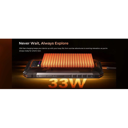 Телефон Oukitel WP58 Pro 8GB/512GB (черный)